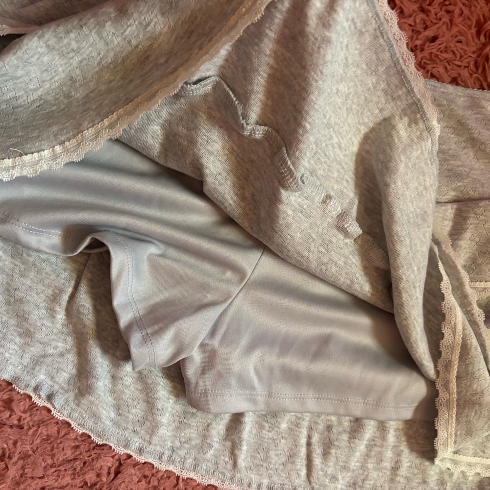 Gray Ruffled Skirt - Picture 4 of 4